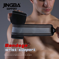 JINGBA SUPPORT 1PCS Hand Wrist Support Compression Strap for Fitness Boxing HandWraps Support Bandage Weightlifting Drop shippin