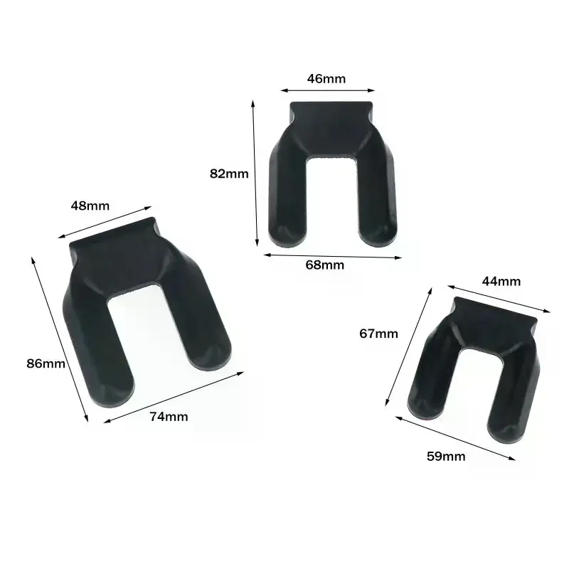 Rubber Office Chair Wheel Stopper Furnitures Foot Wheel Caster Anti-slip Pad Floor Protectors Prevents Scratches Slot Pad
