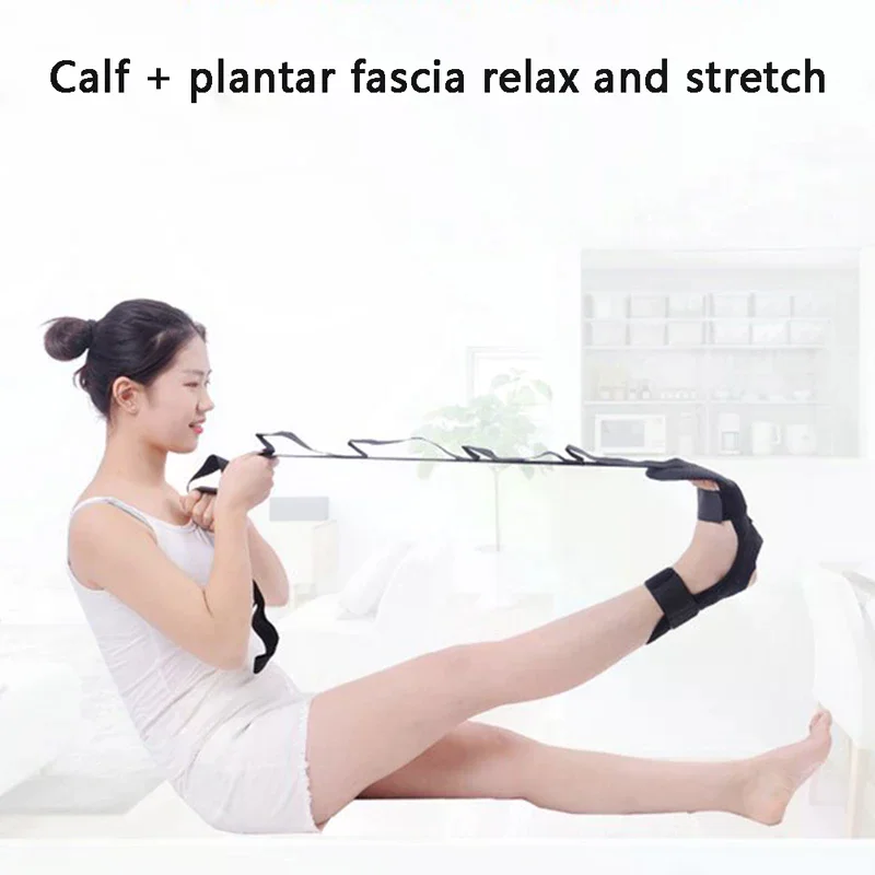 Fascia Stretcher Finally Flexible Again Yoga Strap Belt Foot Stretching Band Ballet Ligament Stretching Leg Stretcher