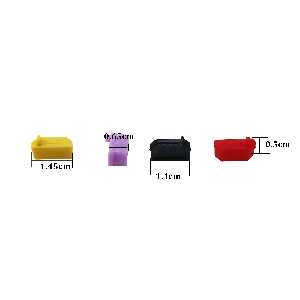 JCD 1000PCS  Notebook HDMI Female Silicone Dust Plug HD Interface Protection Rubber Cover Computer Monitor TV General