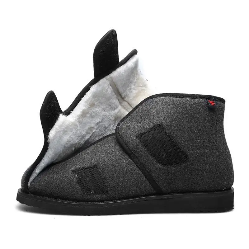 Winter High Help Before And After Widening Can Adjust Cloth Shoe Diabetic Foot Pronation Deformation Fat Foot Shoe Father Shoes image 6