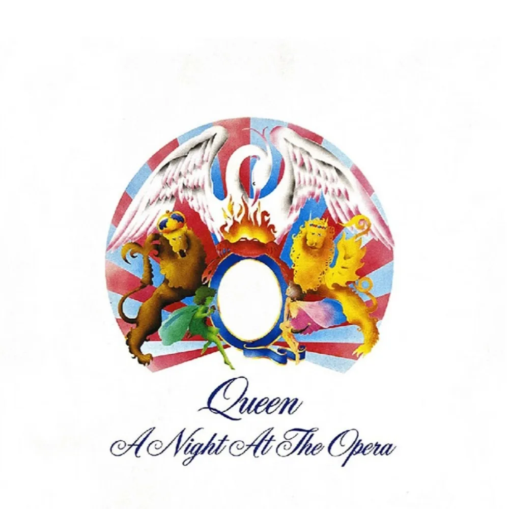 Queen A Night At The Opera CD-Album Bohemian Rhapsody Lyric Book Rock Collection