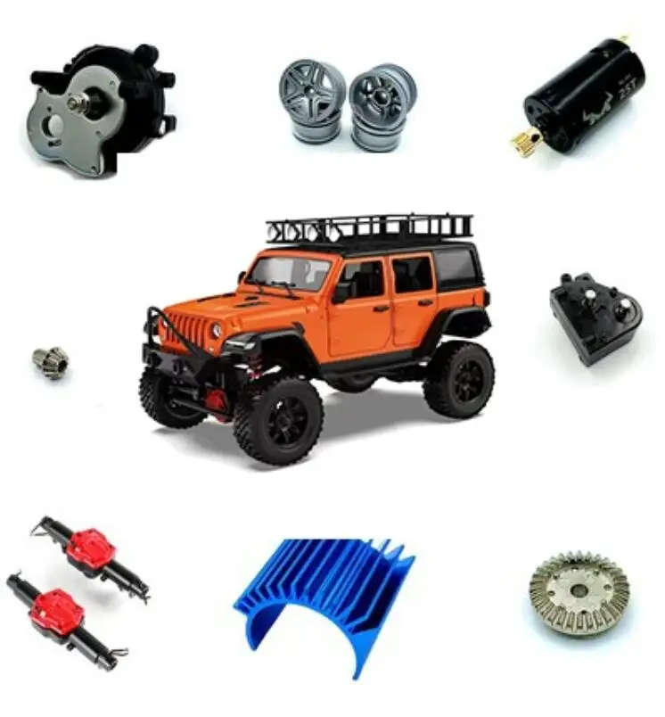 MN MN128 MN-128 RC car parts Gear steering gear remote control motherboard wave box and other accessories