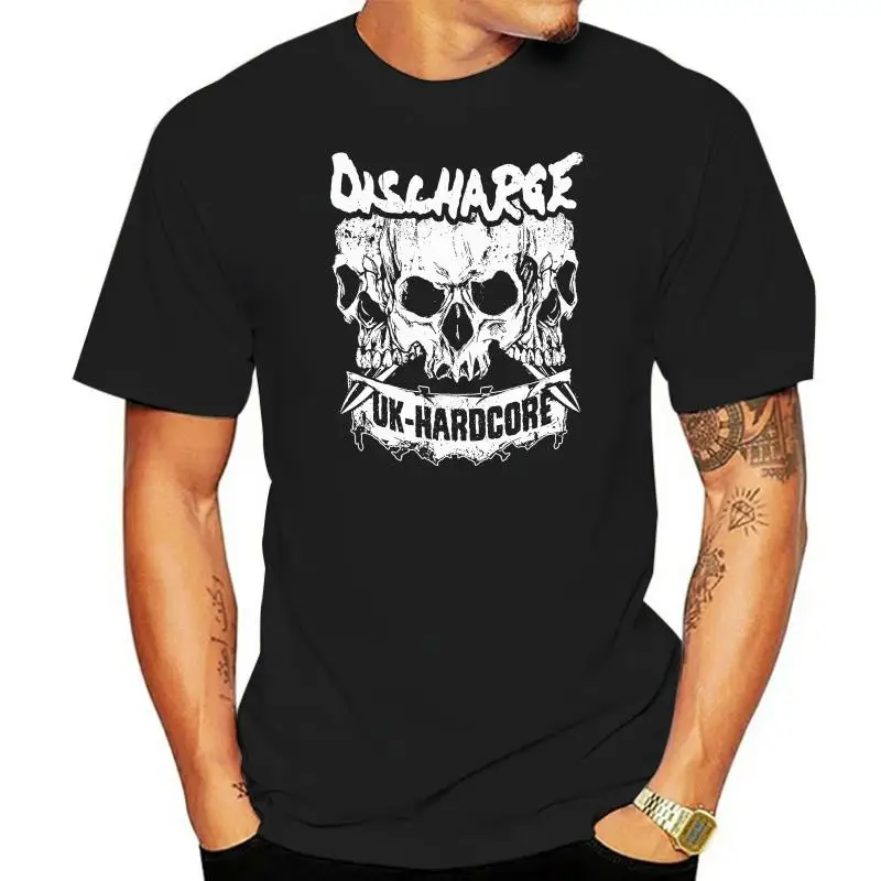 Discharge - Uk Hardcore Shirt Punk  Crust  Amebix  Gbh  Wolfbrigade  Punx  Uk Subs Tops Tees Printed Men T Shirt