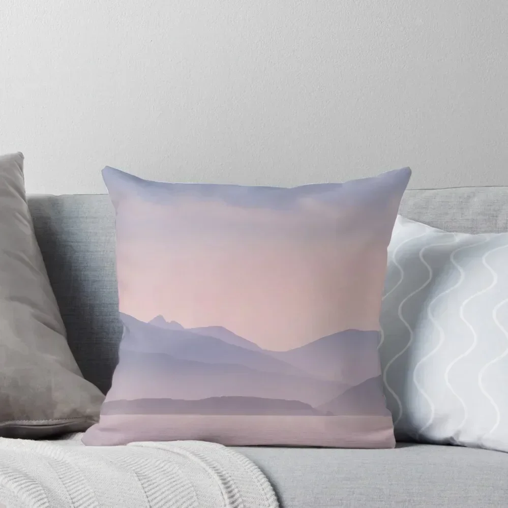 Cuillin Sunset Loch Alsh in Summer Skye Scotland Throw Pillow Decorative Cushion Cover Pillowcase Cushion pillow