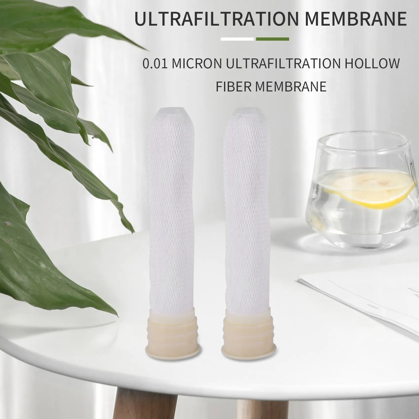 A19Q-2Pcs UF Membrane 0.01 Micron Ultrafiltration Hollow Fiber Membrane For Reverse Osmosis Water Filter Purifier System