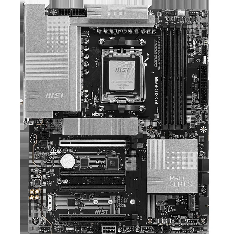 MSI AMD X870 Motherboard PRO X870-P WIFI  AM5 M.2 SSD ATX support Ryzen 7900 8700 9600 7700 8500  8300 cpu