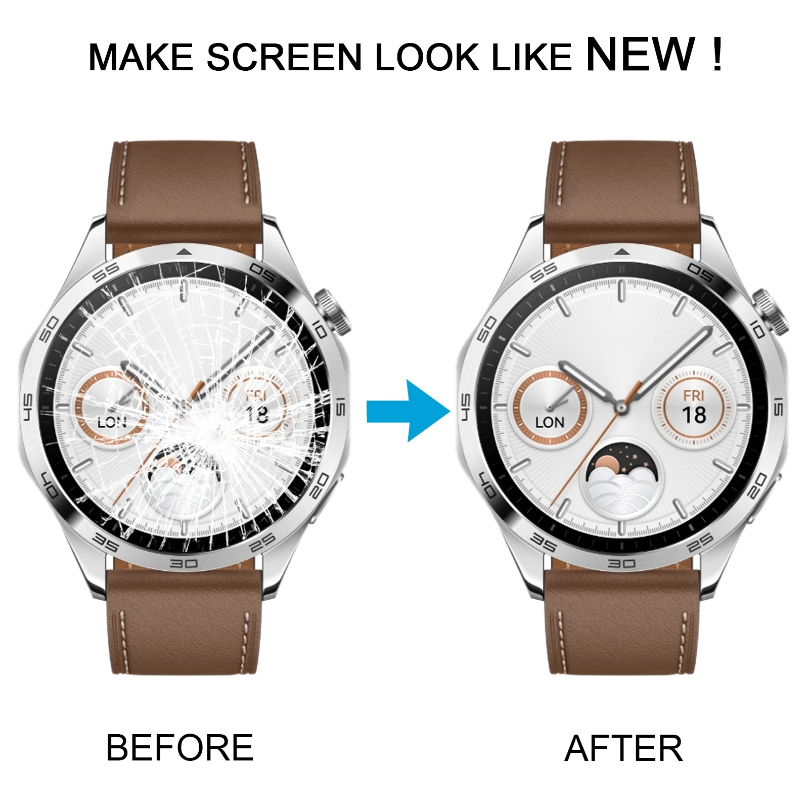 화웨이 워치 GT 4 용 유리 외부 스크린 렌즈 교체 부품, ARA-B19 스마트워치 전면 스크린 유리 커버, 41mm