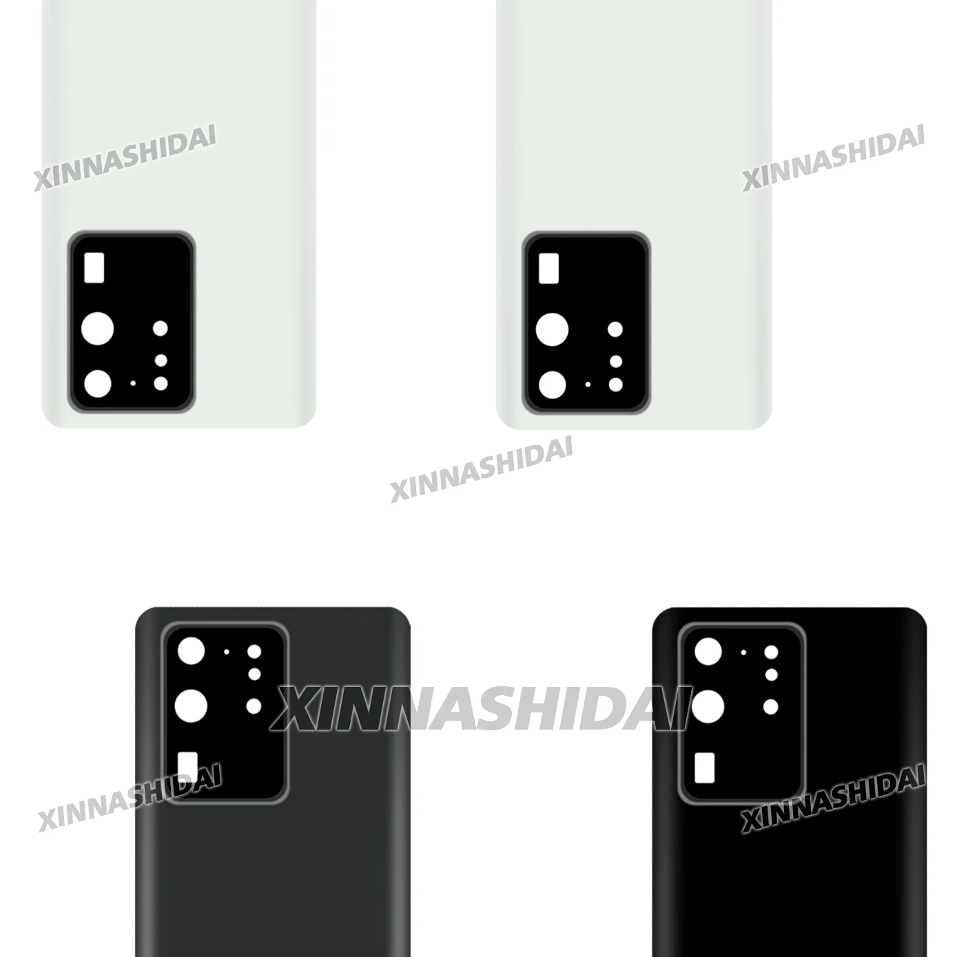 Brandneues hinteres Gehäuse mit Kameraobjektiv – Ersatz der hinteren Akkuabdeckung für Samsung Galaxy S20 Ultra (G988B/G988U) – Detail 3