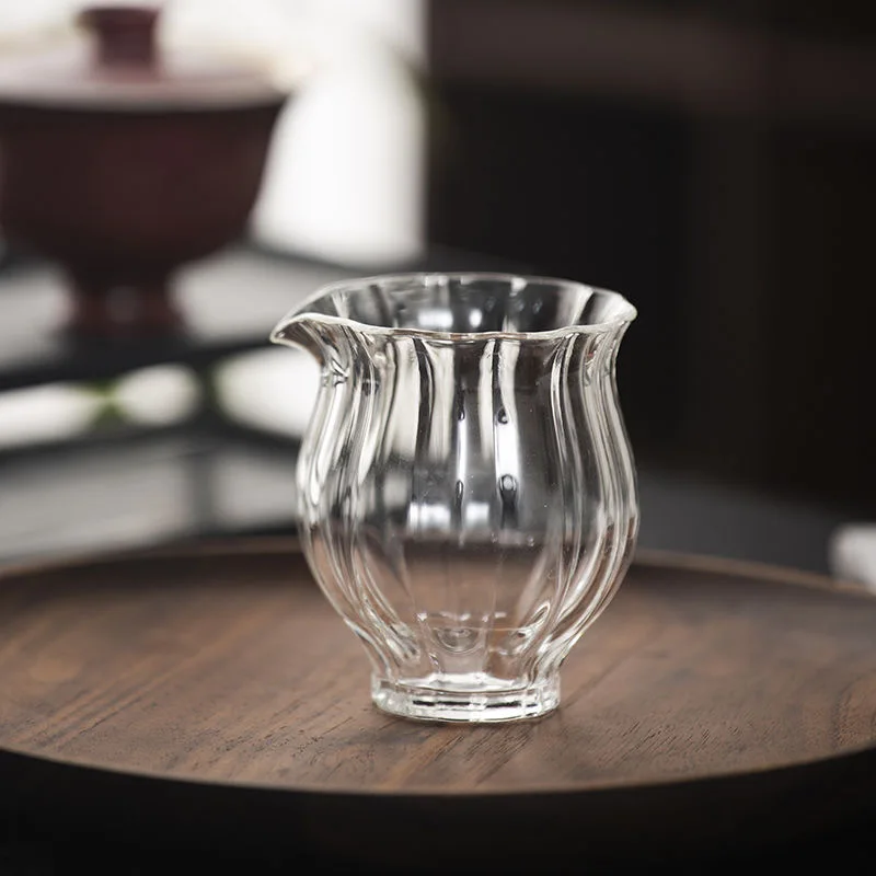 Japanese Style Transparent Thickened Borosilicate Glass Teapot Anti-Scalding Tea Set Eagle Nose Public Reasonable Cup