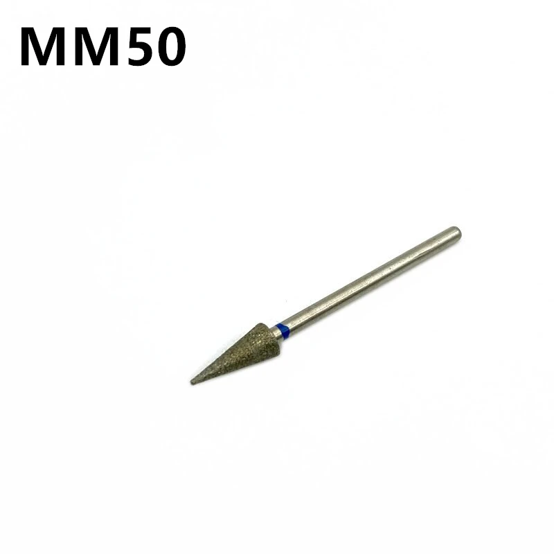 10x Dental Parts Electroplated Diamond Point Polisher Dental HP Diamond Burs HP Rotary Bur Dentist Tools Nail Drill Bits MM50