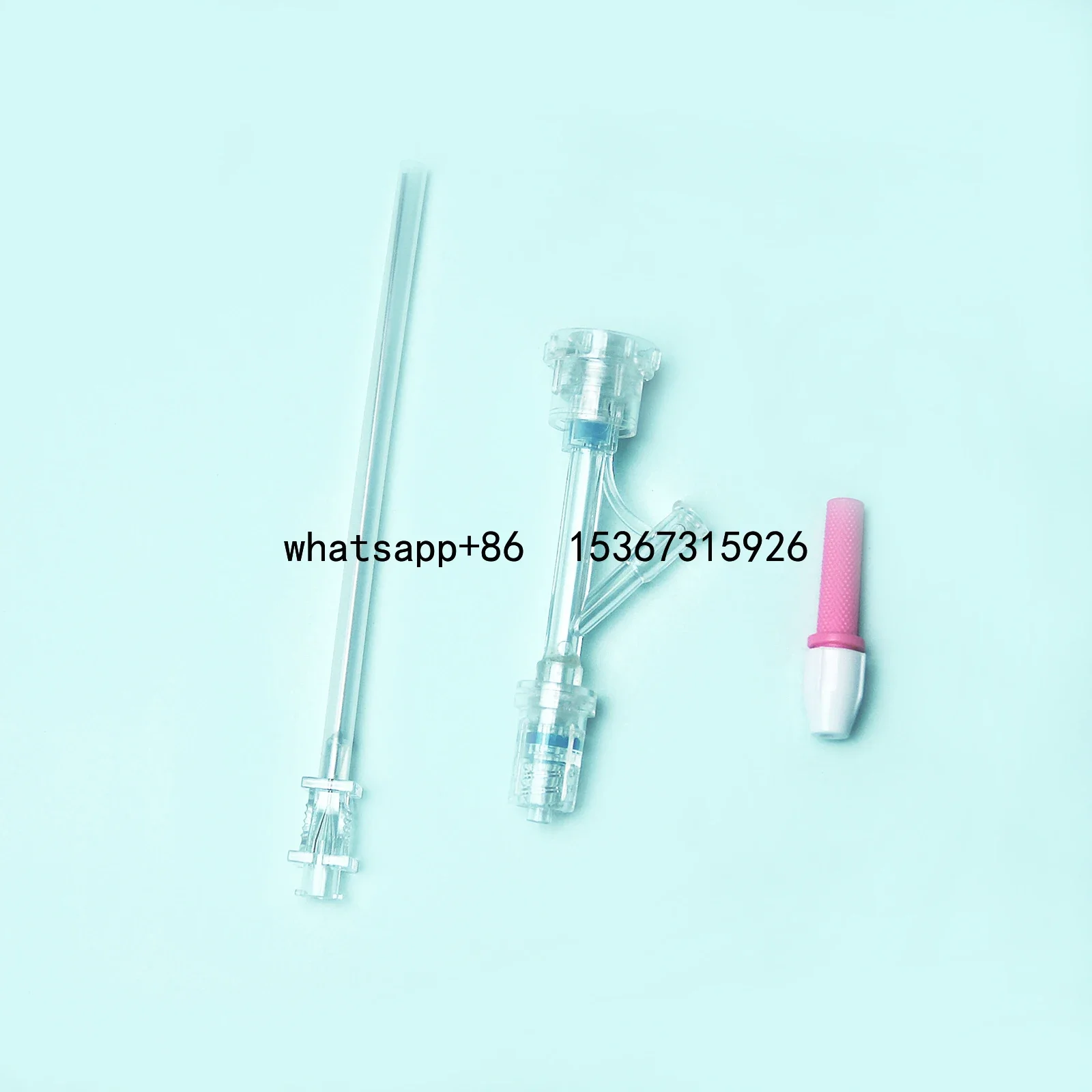 Y-connector hemostasis valve cardiology interventional screw type PTCA Y connector set