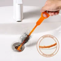 Hair Clog Remover Bathroom Drainage Blockage Remover Sink Snake Hair & Garbage Sewer Dredging Tool Hair Blockages Instant Unclog