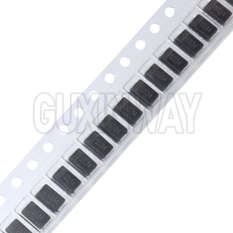 50 قطعة SS34 سمد ديود 3A/40 فولت شوتكي الثنائيات SMA حزمة نوع أ DO-214AC نموذج 1N5822