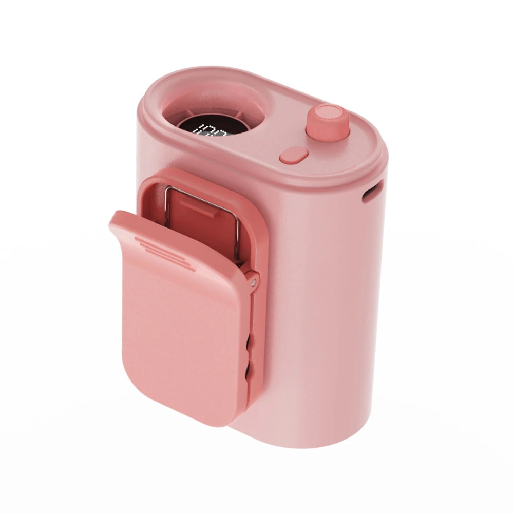 Ultra-Lightweight For-Mini Clip-On Fan 3 Adjustable Speeds Brushless Motor For Outdoor Hiking Handheld Fan Abs Tool