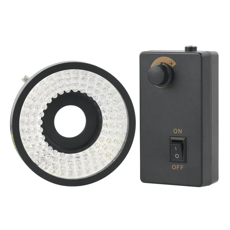 

Aluminum Alloy 96 pcs LED Ring Light Microscope Illumination Lamp Working Diameter 61mm 110V-220V For Video Microscope Camera