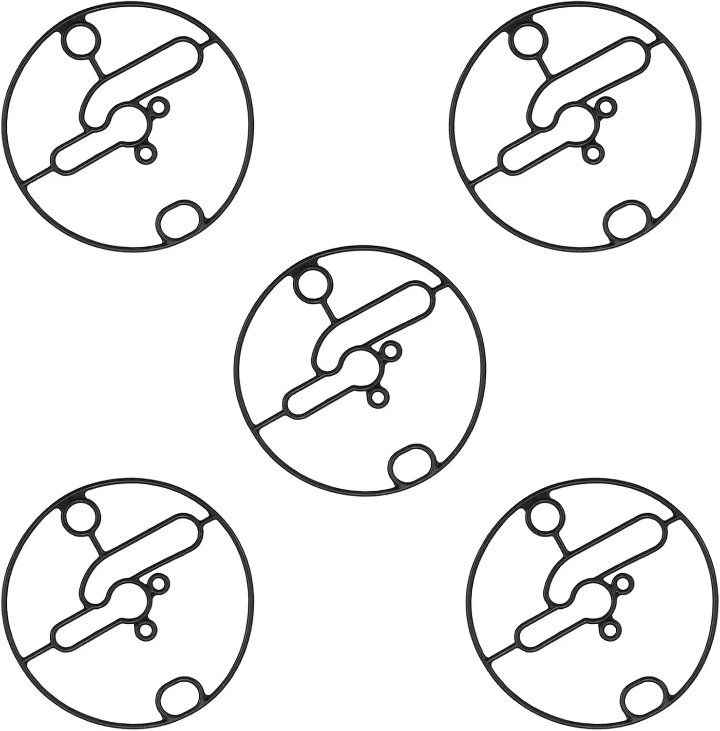 5 PCS 698781 Carburetor Float Bowl Gasket Compatible with Nikki Troy-Bilt Toro Lawn Mowers Briggs Stratton Engine