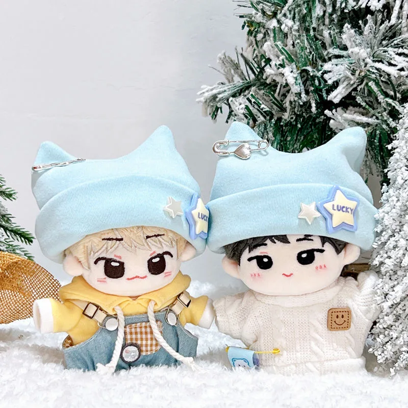 Muñecas Labubu I II Idol de 17cm, minimuñecas de peluche bonitas, ropa de Corea Kpop Exo Idol, sombrero, monos, ropa, accesorios DIY, regalos