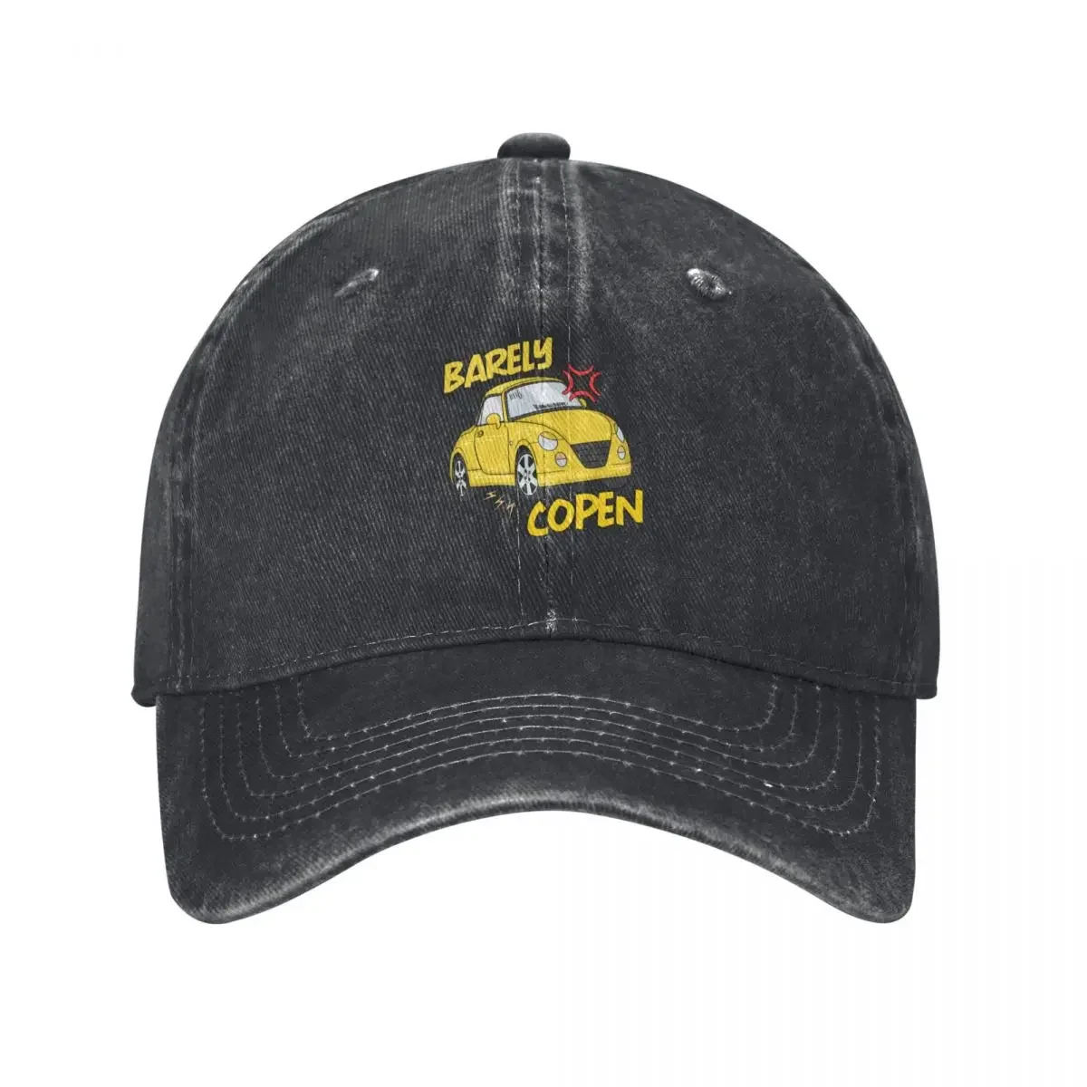 Yellow Barely Copen Baseball Cap Wild Ball Hat sun hat Sunscreen Women's Beach Visor Men's