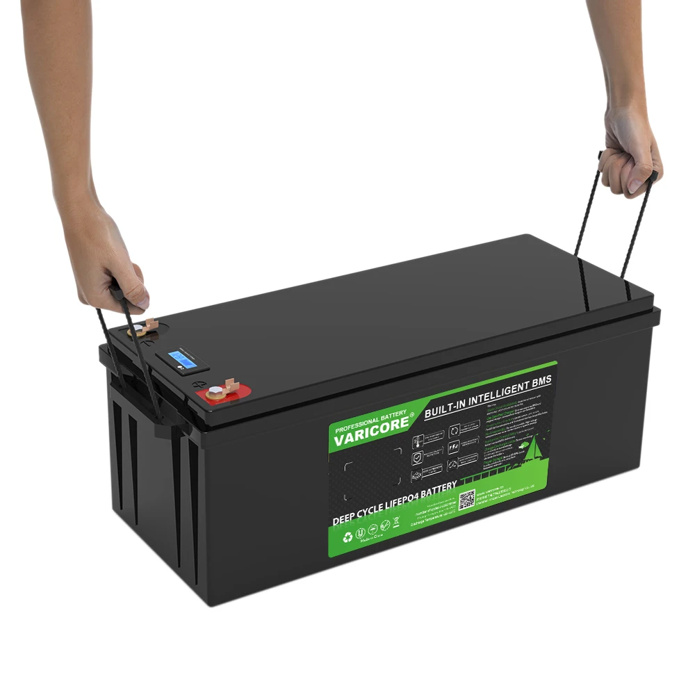 24V 300Ah 8 스트링 LiFePO4 배터리 팩 29.2v 리튬 철 인산염 태양 에너지 저장 캠핑 배터리 세금 무료 VariCore