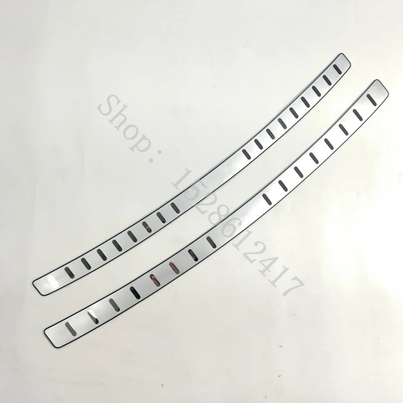 For MG ZS HS 2018 2019 2020~2024 car accessories  Rear Door Bumper Protector sill plate Protector Sill Rear boot guard Trim