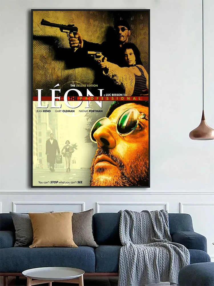 

Wall Decoration for Home Decorations for the Room LEON Poster Canvas Decorative Painting Decor Art Posters Paintings Prints Cute