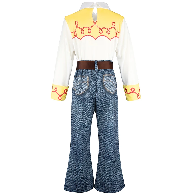 2026 Film-Spielzeugclub Jessie Cosplay Kostüm Cowboy Woody Auftrittssets für Kinder Oberteil+Hose 2-teilige Kleidung Mädchen Karnevalsoutfits – Detail 4