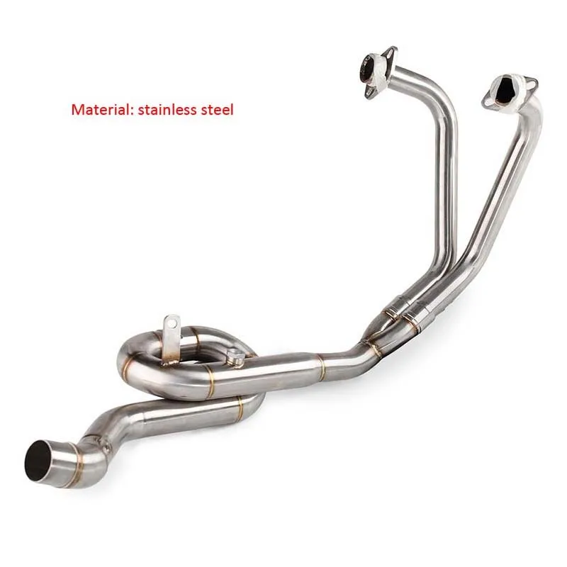 Full System Motorcycle Exhaust Motorbike link pipe Slip on Escape Moto Front Pipe Connect Tube For YZF MT03 R25 R3 2015 -2024