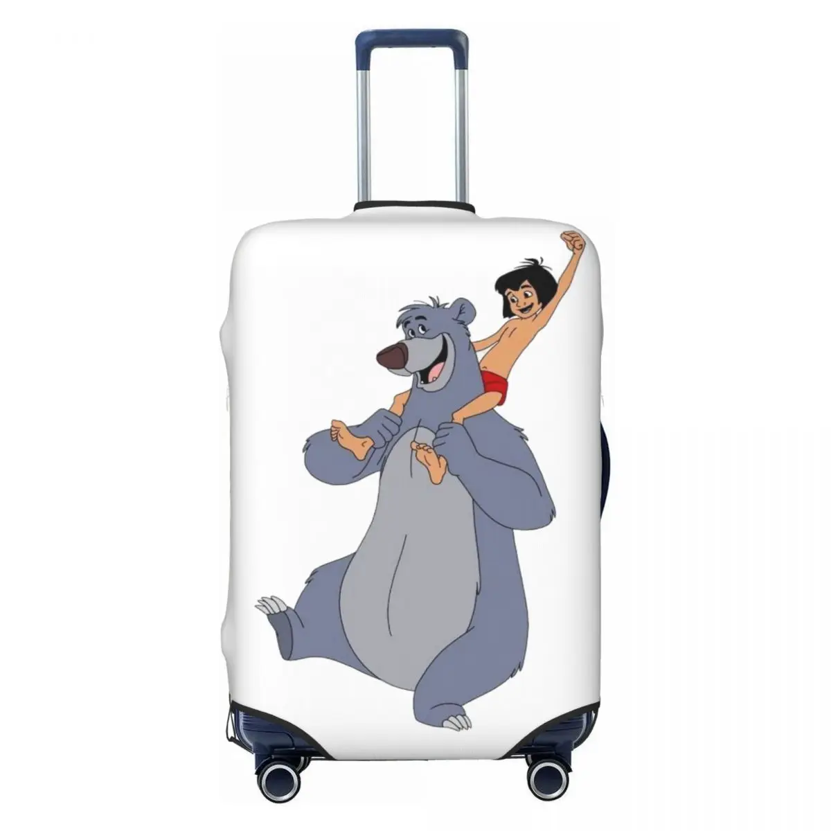 

Custom The Anime Jungle Book Baloo Suitcase Cover Dust Proof Travel Luggage Covers for 18-32 inch