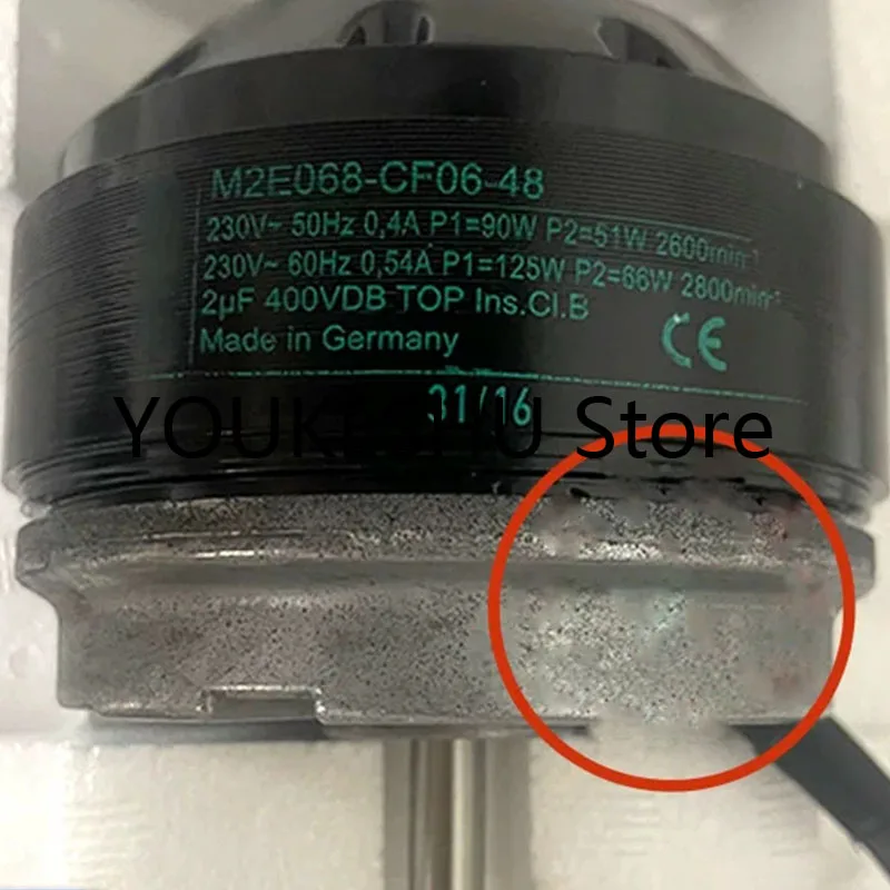 Original M2E068-CF06-48 230V 50Hz 0.4A 90W Motor cooling fan