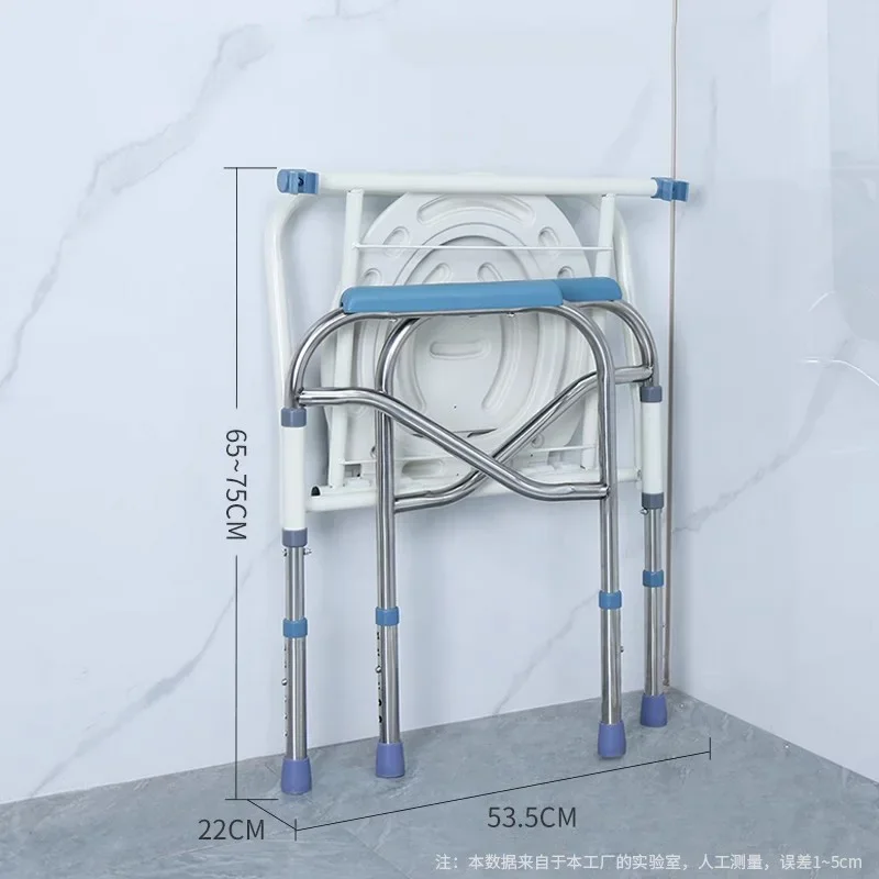 Klapp kommode Stuhl Hocker Toilette Bad möbel verwenden Tabouret Pliant tragbare Dusch stühle Badehaus nach Hause Senior Asen Bad