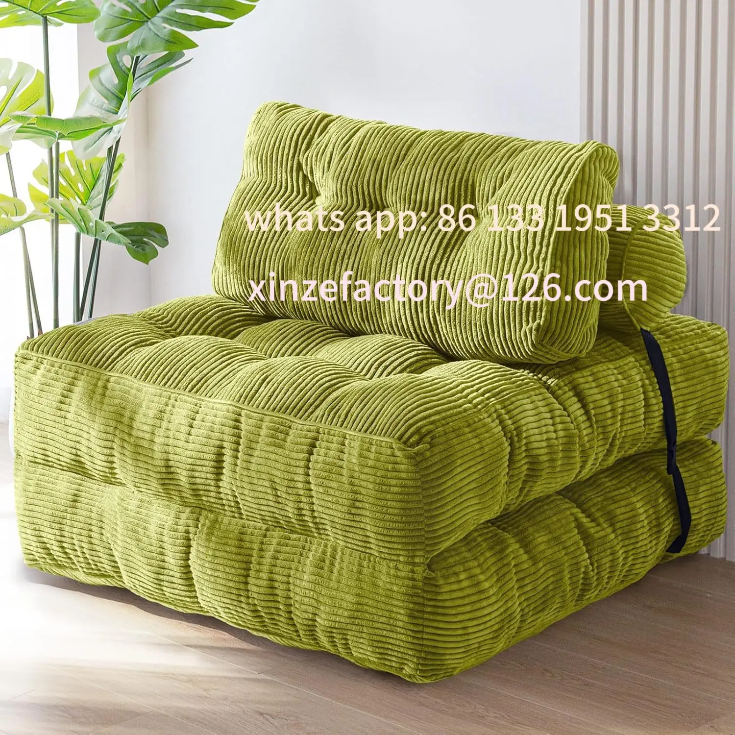 

Customizable Compression Sofa Lazy Chair Portable Folding Comfortable Floor Sofa