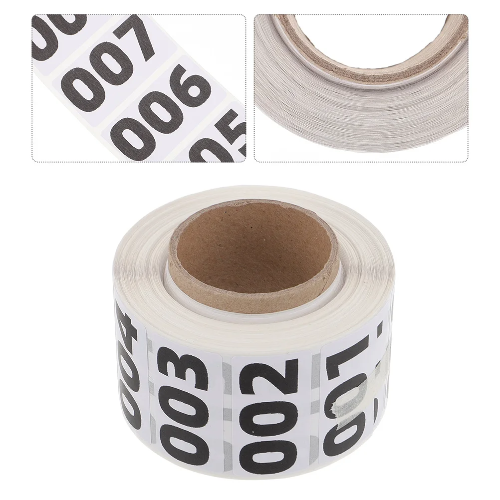 Stickers Label Tape Number Inventory Labels Classification for Clothes Self Adhesive