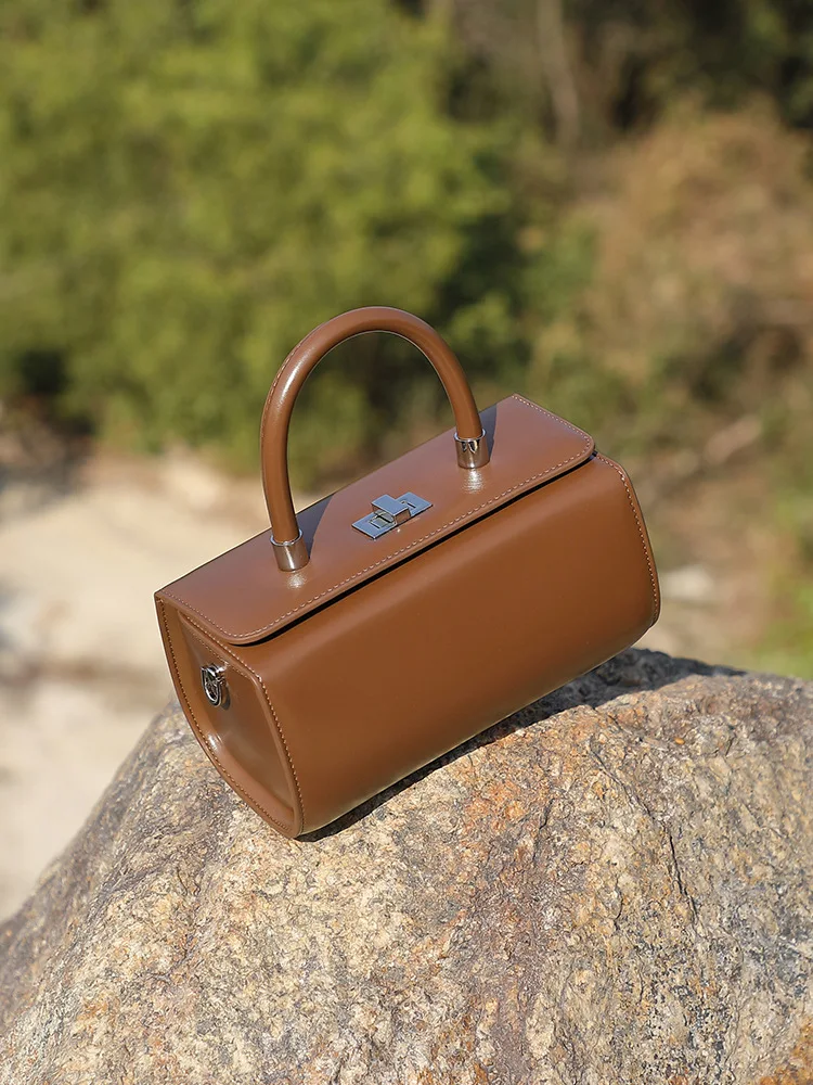 Luxury Minimalist White Leather Crossbody Bag for Women