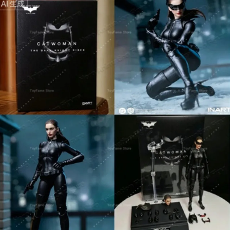 

In Stock INART Batman: The Dark Knight Rises Catwoman 1/12 Movable Figure Boutique Ornaments Collection Gift