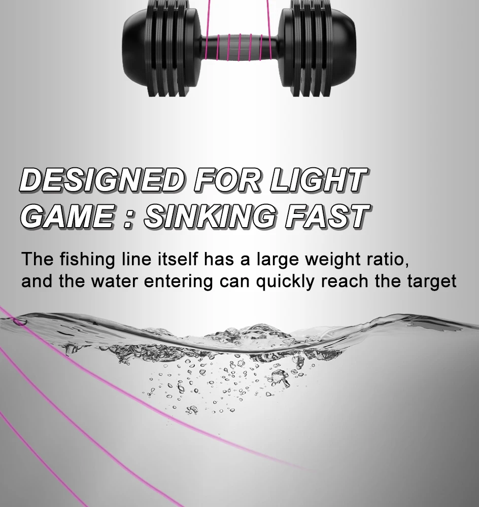 MIFINE Devil's Wire Light Game 4X geflochtene PE-Angelschnur, 150 m, dünn und stark, mehrschichtig beschichtete Angelschnur für Forellen, Barsch – Detail 7