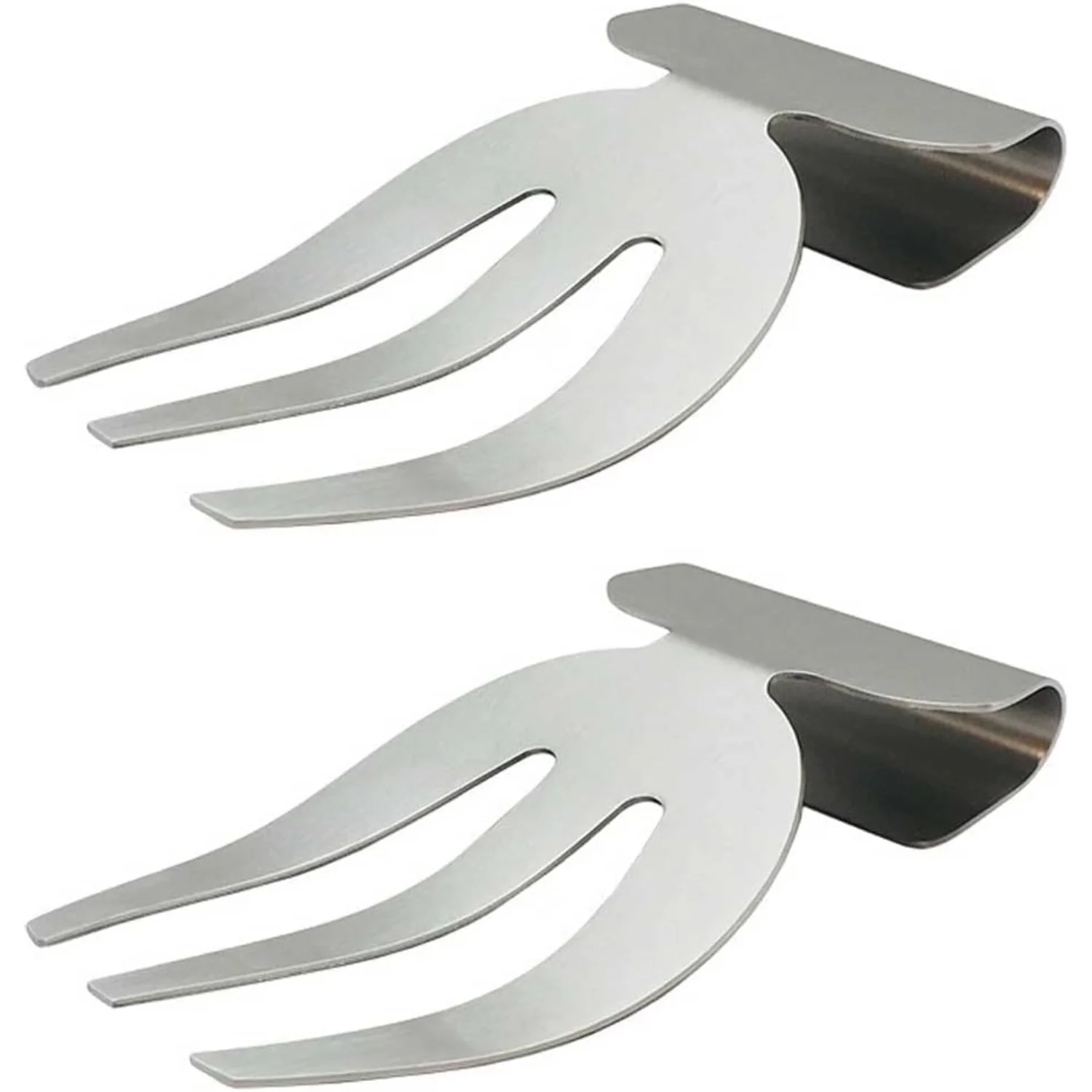 2 Pcs Salad Hands Stainless Steel Salad Claws Salad  Tool Cooking Utensils for   Restaurant