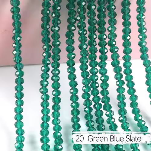 2mm 4mm 6mm 8mm Rondelle Austria Crystal Beads Faceted Glass Beads Loose Spacer Beads for DIY Bracelet Garment Making - Image 51