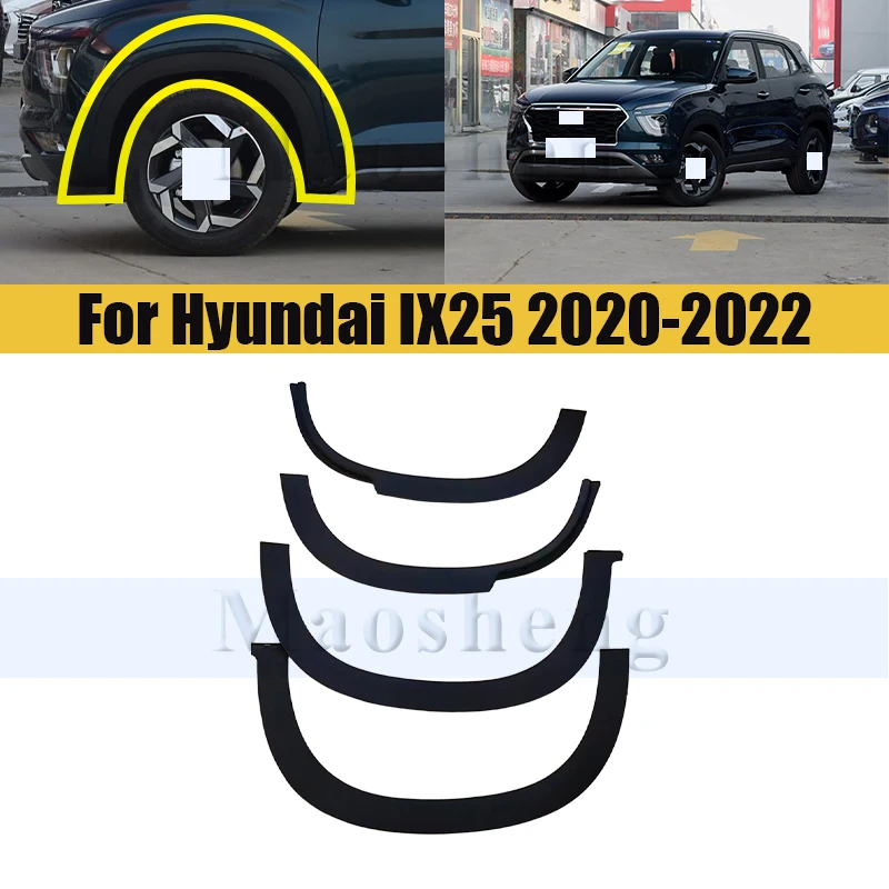 

Передняя/задняя часть колесной арки автомобиля для Hyundai IX25 2020-2022, крылья, брови, колесные арки, автомобильные аксессуары