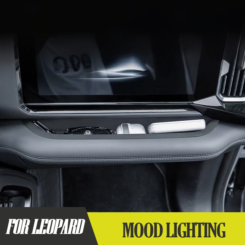 For BYD Formula Leopard 8 Passenger Side Silicone Storage Box ScratchResistant StainResistant Non-Slip Dashboard Organizer