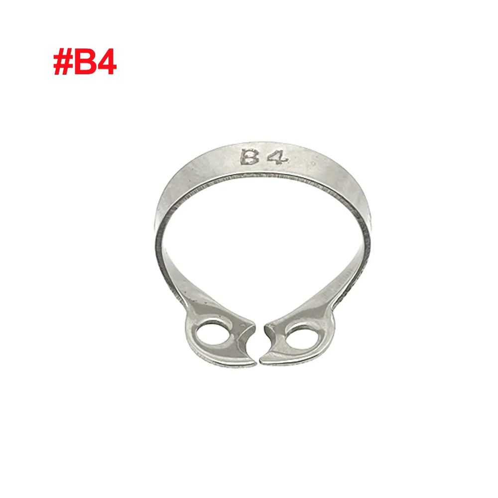 

50Pcs Dental Rubber Dam Clamps Endodontic Restorative Barrier Clips Stainless Steel Frame Holder Molar Teeth Materials