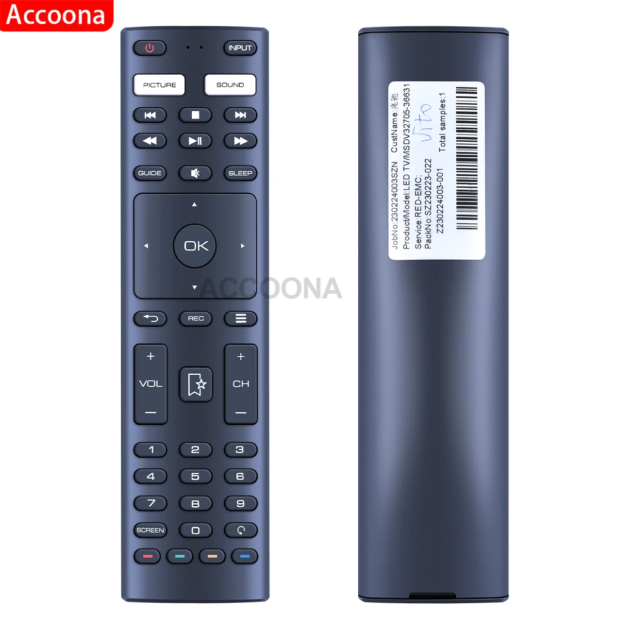 Пульт дистанционного управления для Kivi tv 32H550NB 24H500LB RC-15