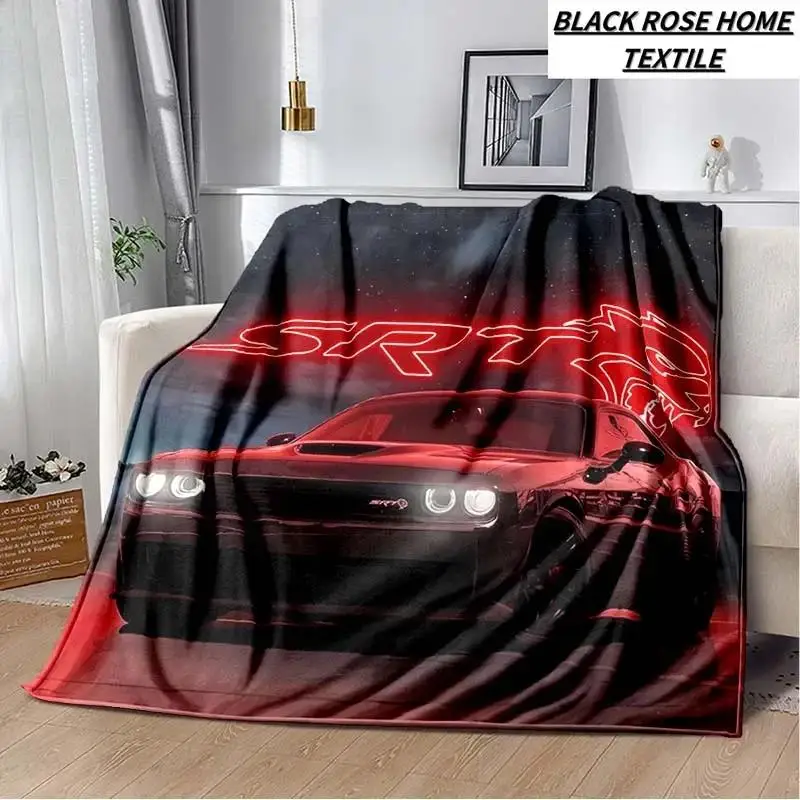 

Модный плюшевый плед с художественным принтом SRT Hellcat Racing для дивана, кровати, гостиной, спальни – мягкий и уютный плед для мужчин, женщин, детей, подарок
