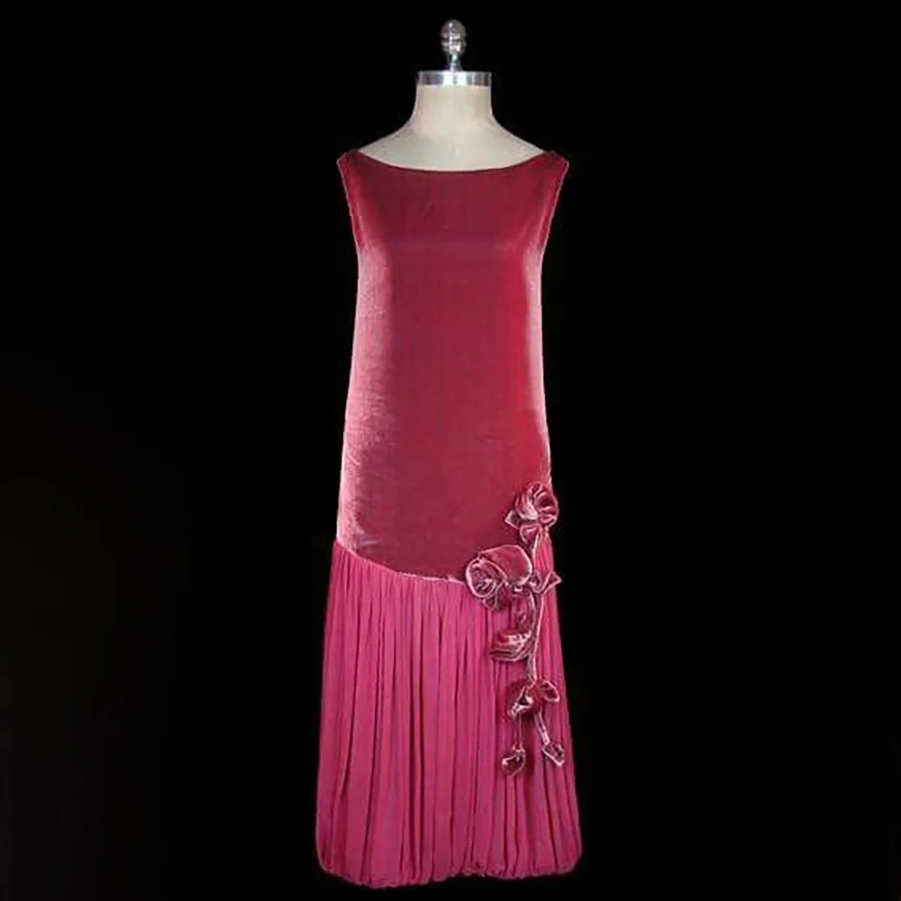 

Women Elegant Party Dress Sleeveless Flower Applique Wedding Guest Gown Banquet Custom Backless Floor Length Lady Evening Dress