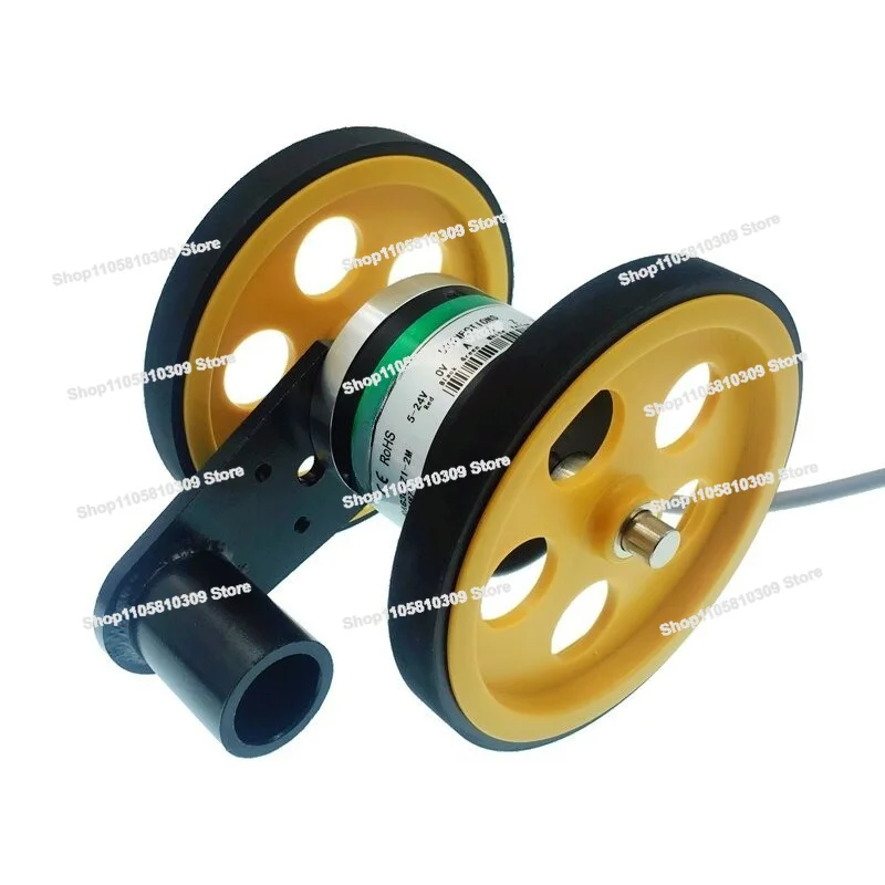 Two-wheel Meter Counter, Meter Wheel, Matching Outer Diameter 52mm Encoder, Wheel Circumference 200mm and 300mm Optional