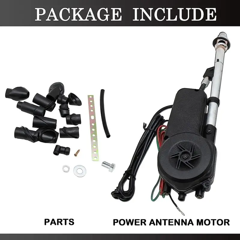 For Mercedes W140 W126 W124 W201 Car Power Antenna Aerial Kit 12V AM FM Radio Exterior Vehicle Aerials Pro Auto Replacement Kit