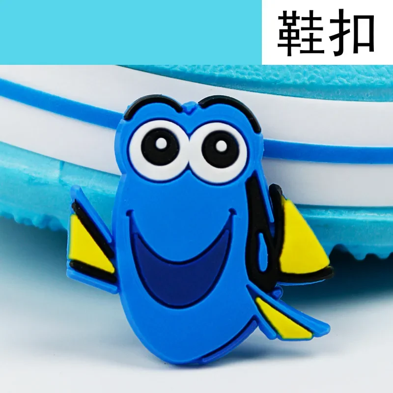 Breloques Souvenirs de Chaussures de Dessin Animé Nemo Dory en PVC, Personnages Mignons, Décoration de ixpour Enfant, Cadeaux de Noël