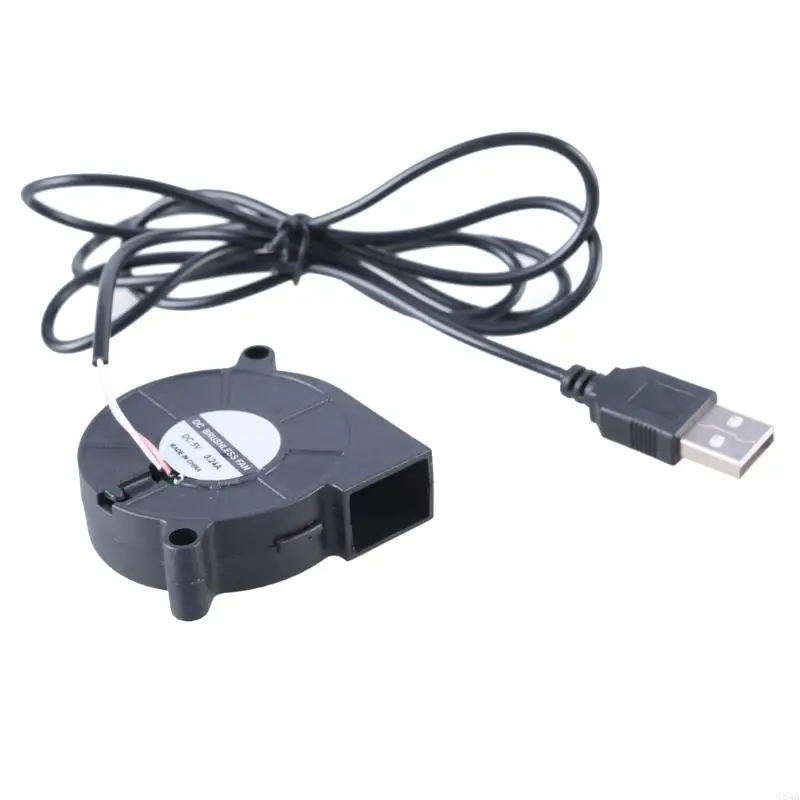 Q84A 5015 USB Powered Cooling вентилятор вентилятор 50 мм Computer Coolers DC5V Бесщеточный вентилятор DC5V