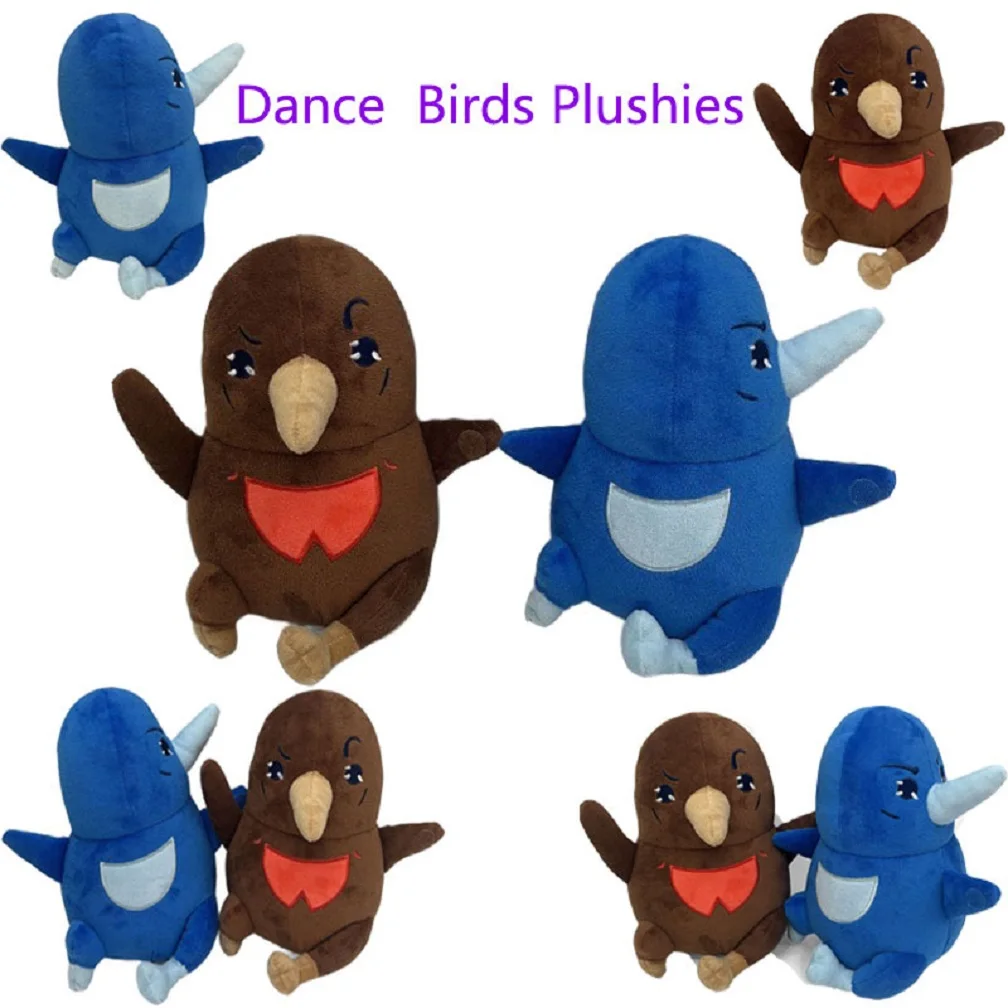 Cute Dance Birds Kiwi Kewi Plush Doll Soft Stuffed Toy Anime Peripheral Collectible For Adults Fans Home Decor Birthday Gift