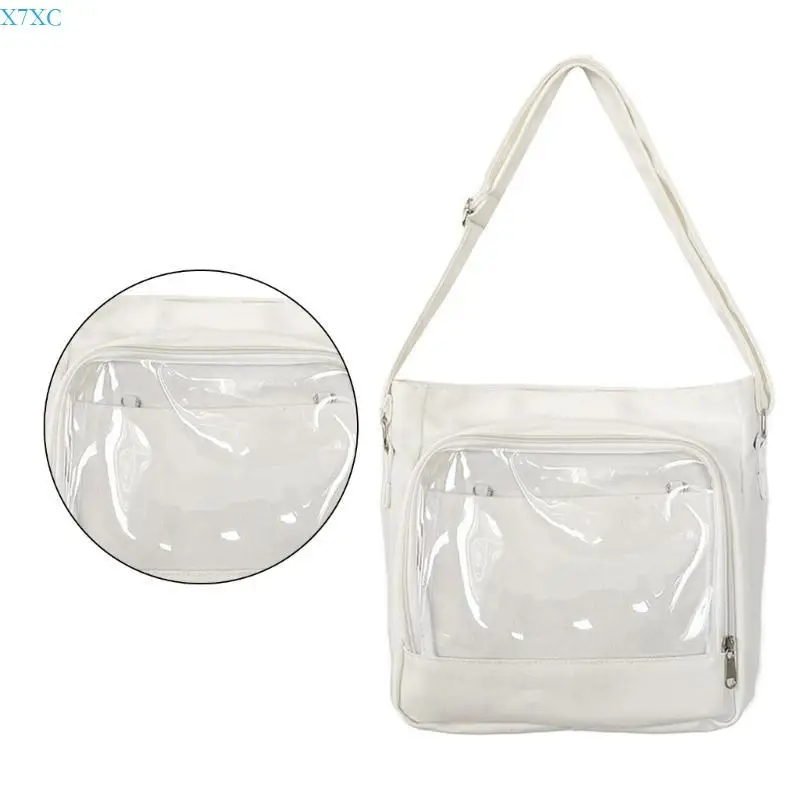 

X7xc Crossbody Plouds Sacks унифицированная сумка Ita Bag Clear Bag School Wack для девочки